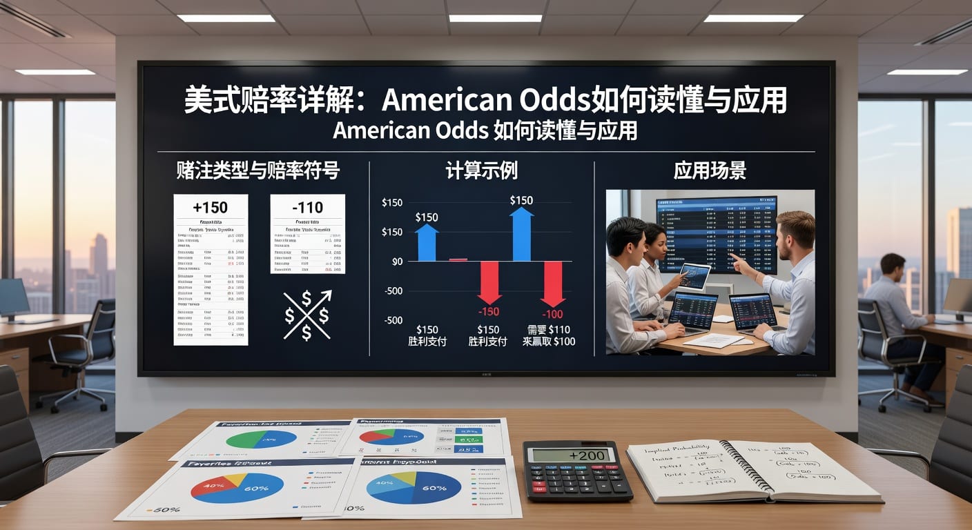 美式赔率 american odds 乐思体育官网解读