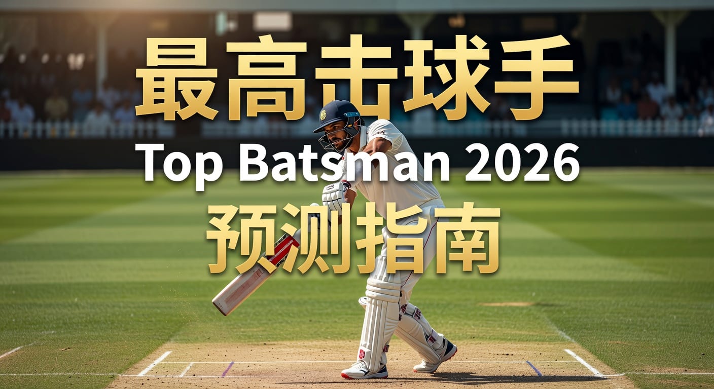 2026年最高击球手 Top Batsman：资深分析师的博彩洞察与预测